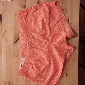 Hurley red and white Shorts